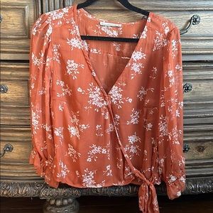 Semi-sheer blouse
